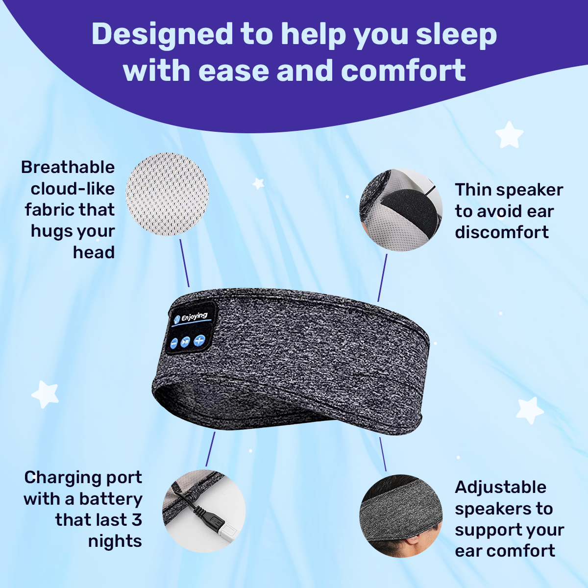 Wireless Sleep Headphones
