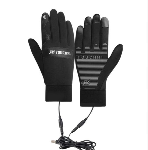 USB Heated Gloves | Waterproof & Touchscreen-Compatible | Winter Hand Warmers for Skiing, Motorcycling & Outdoor Activities