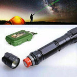 High-Power Green Laser Pointer USB Rechargeable Long-Range Device