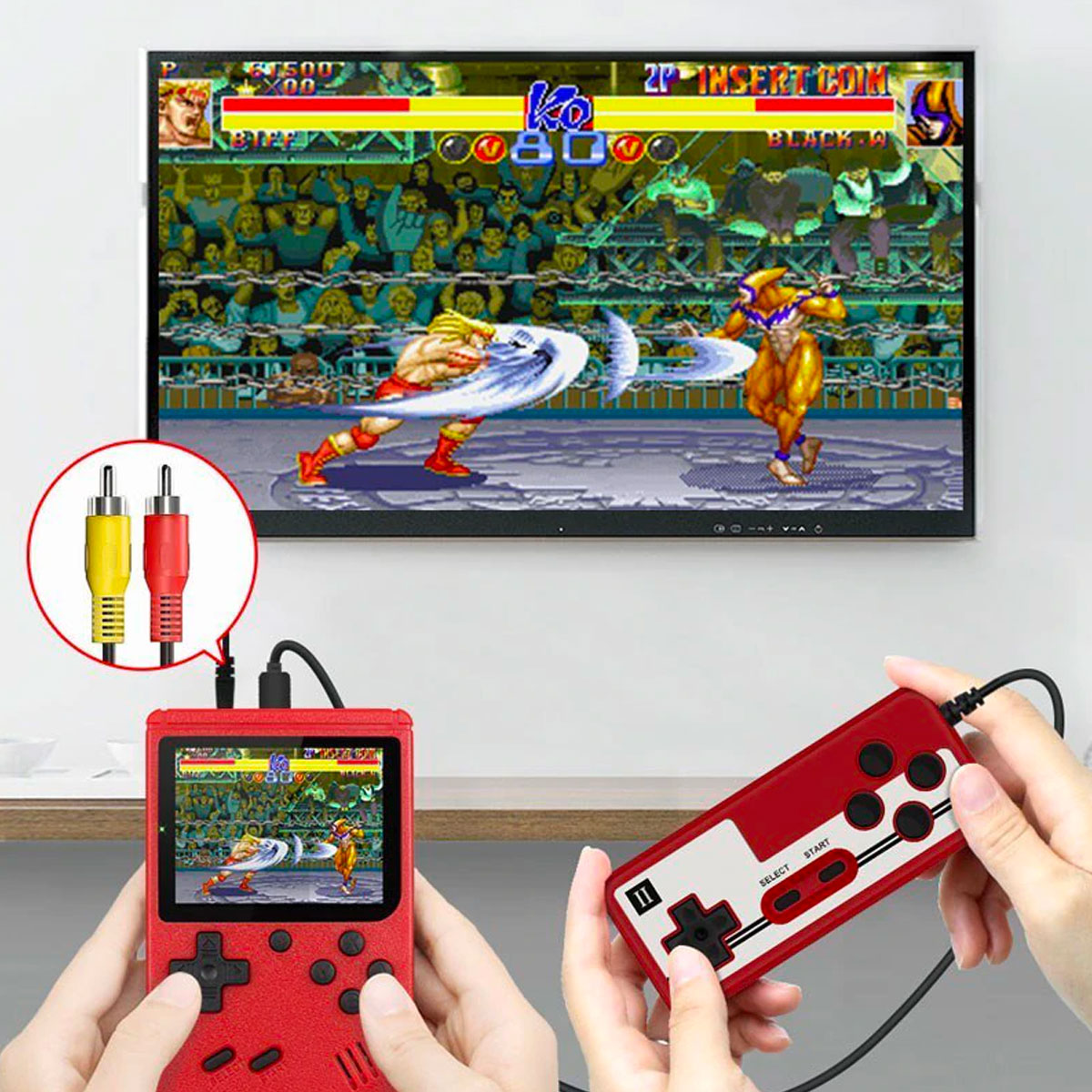 Classic Game Console with 400 Retro Games & TV Connection