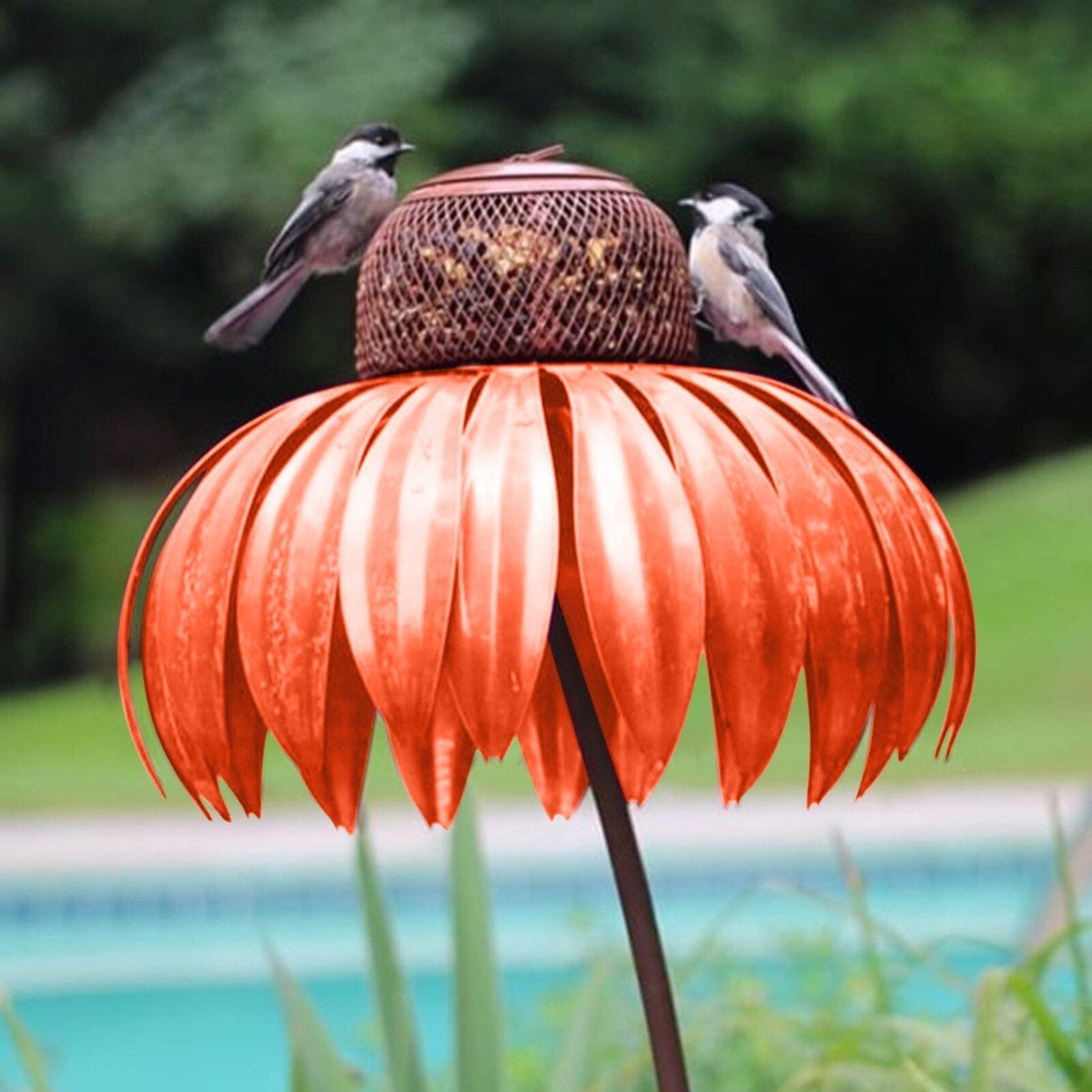 Weather-Resistant Bird Feeder House | Decorative Feeder for Garden and Balcony