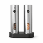 Stainless Steel Electric Salt and Pepper Grinder Set