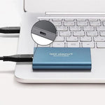 Portable USB-C External SSD Data Storage