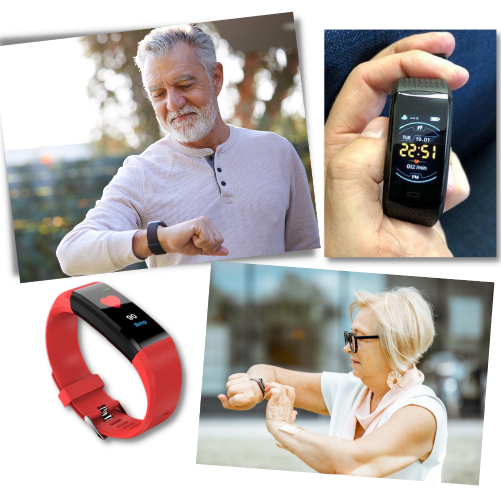 Senior Smartwatch | Monitor Heart Rate & Blood Pressure Anytime