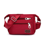 Women's Water-Repellent Nylon Crossbody Bag | Versatile Shoulder Bag with Multiple Compartments