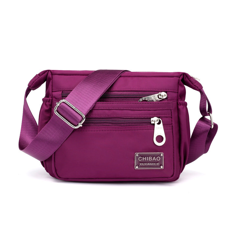 Women's Water-Repellent Nylon Crossbody Bag | Versatile Shoulder Bag with Multiple Compartments