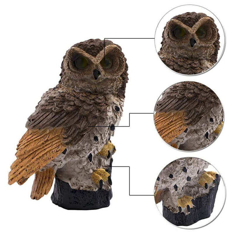 Owl Garden Lamp with Solar Power - OwlGlow