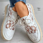 Stylish Orthopedic Shoe with Floral Design