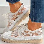 Stylish Orthopedic Shoe with Floral Design