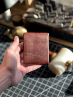 Handmade Full Grain Leather Wallet with Pen Slot
