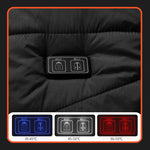 Graphene Heating Vest | USB Rechargeable Heating Zones | Black