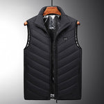 Graphene Heating Vest | USB Rechargeable Heating Zones | Black