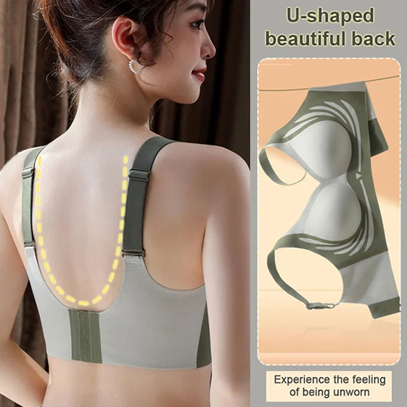 Wireless Push-Up Bra with Lifting and Anti-Sagging Features