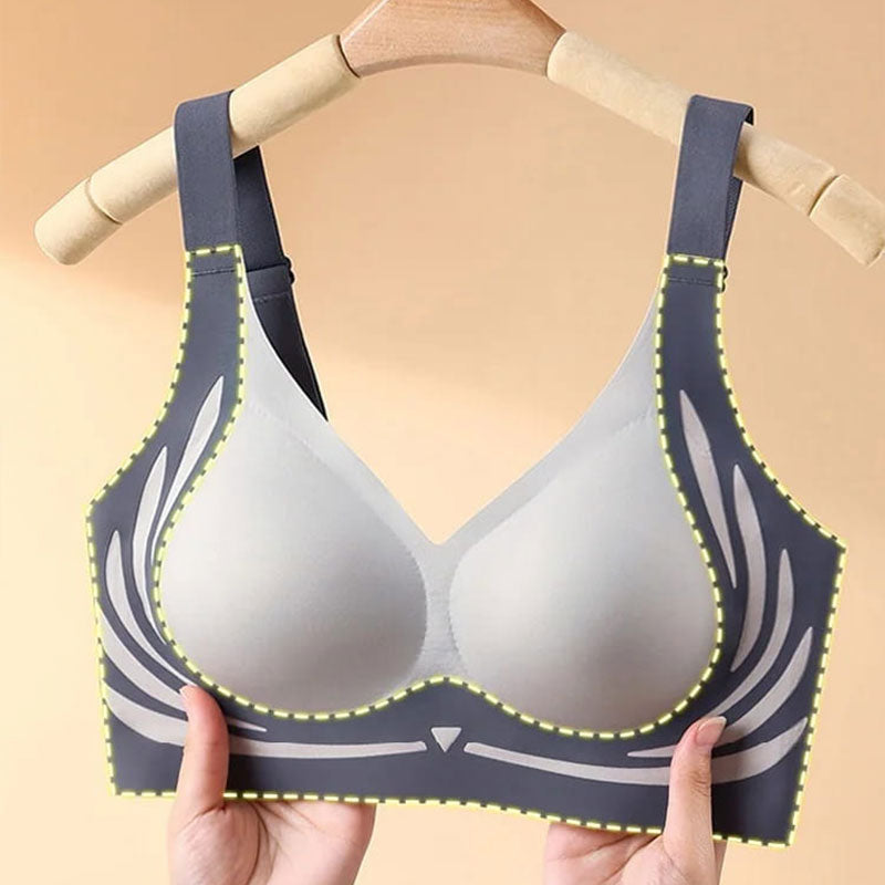 Wireless Push-Up Bra with Lifting and Anti-Sagging Features