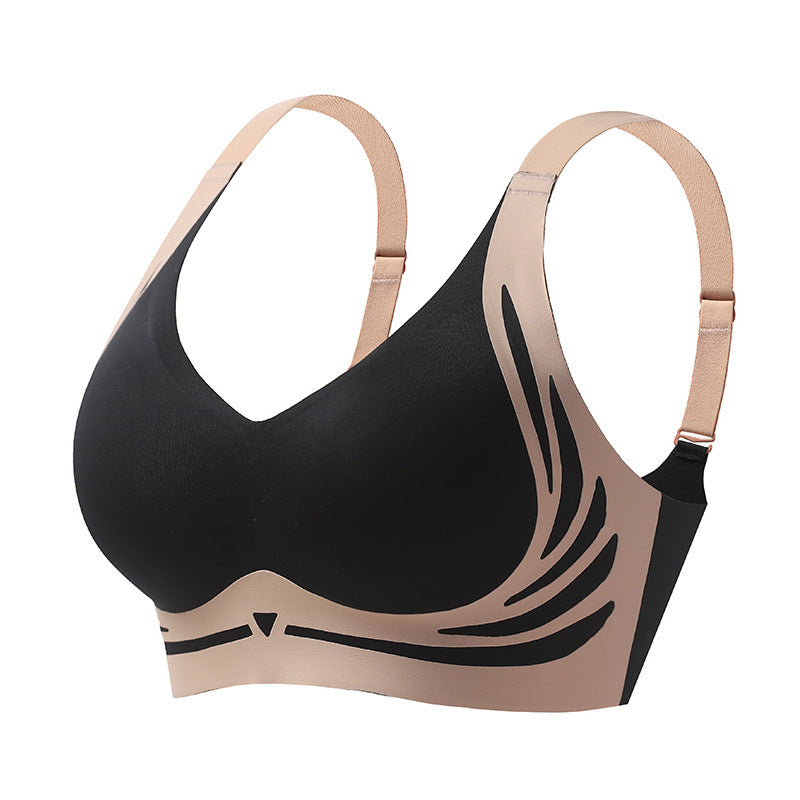 Wireless Push-Up Bra with Lifting and Anti-Sagging Features