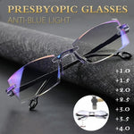 High Hardness Anti-Blue Progressive Dual-Use Reading Glasses for Distance and Near Vision