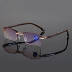 High Hardness Anti-Blue Progressive Dual-Use Reading Glasses for Distance and Near Vision