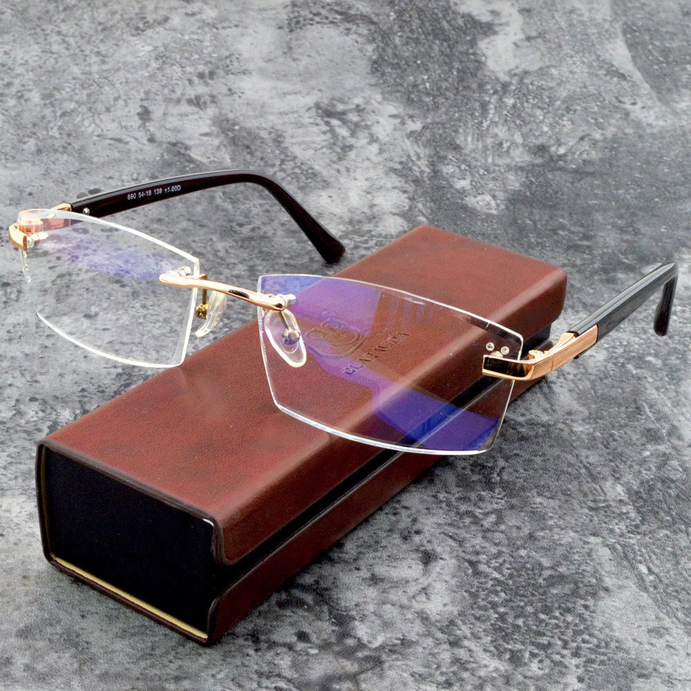 Intelligent Reading Glasses with Progressive Lenses | Ultra-Light Design & Blue Light Filter | Suitable for Near & Distance Vision | Titanium TR90 Frame