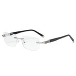 Intelligent Reading Glasses with Progressive Lenses | Ultra-Light & Blue Light Filter | Suitable for Near & Distant Vision | Titanium Frame TR90
