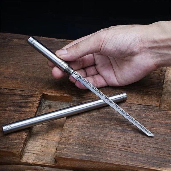 Stainless Steel Pocket Knife Set (2-Piece Set)
