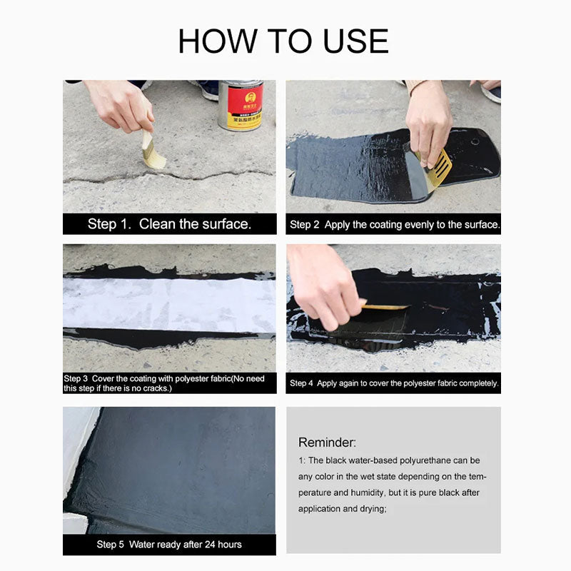 Polyurethane Waterproof Sealant & Leak Repair | 50% DISCOUNT