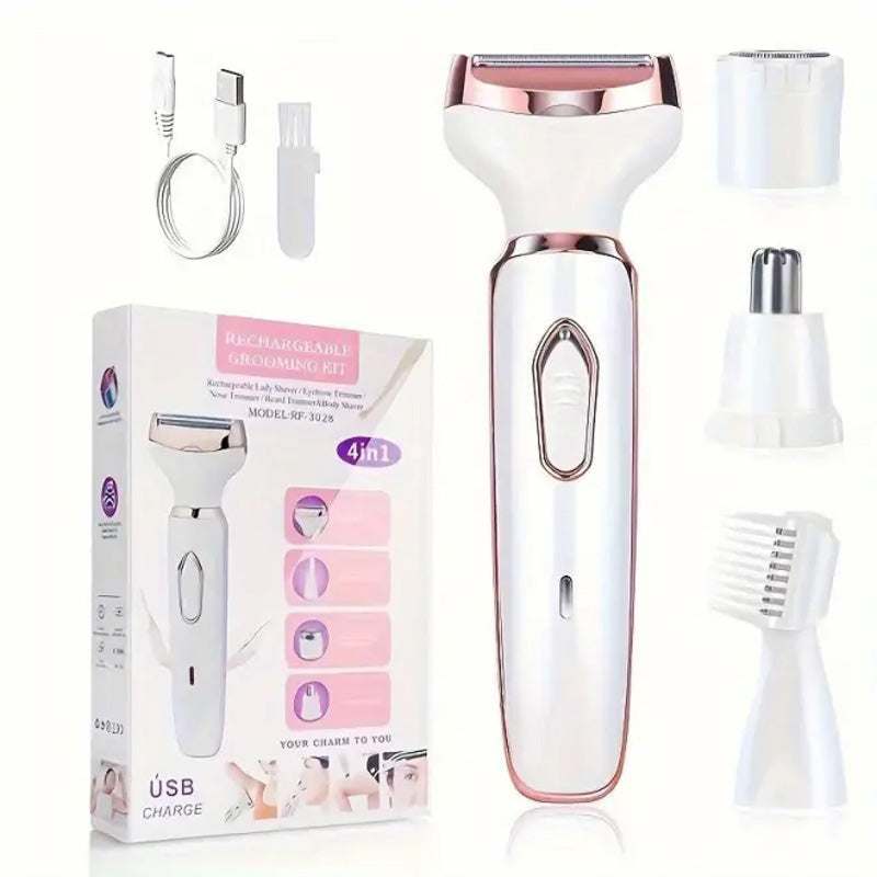 4-in-1 Electric Razor for Women | 50% OFF