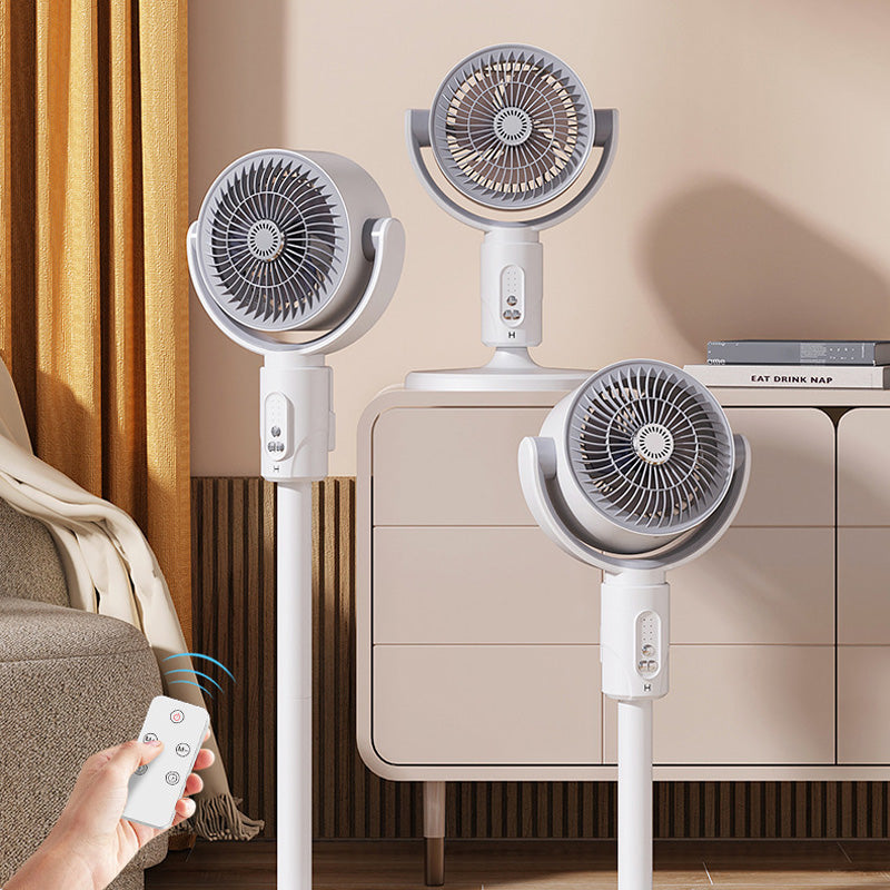 20 dB Ultra Quiet Motor Stand Fan with 30 m Air Throw Distance, 2465 m³/h Air Volume, Remote Control & Cooling Feature