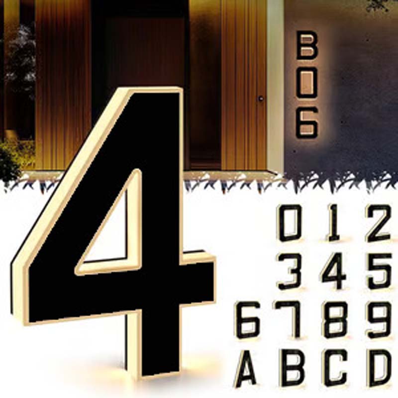 LED House Number - Waterproof for Outdoor Use | Buy 1 Get 1 FREE