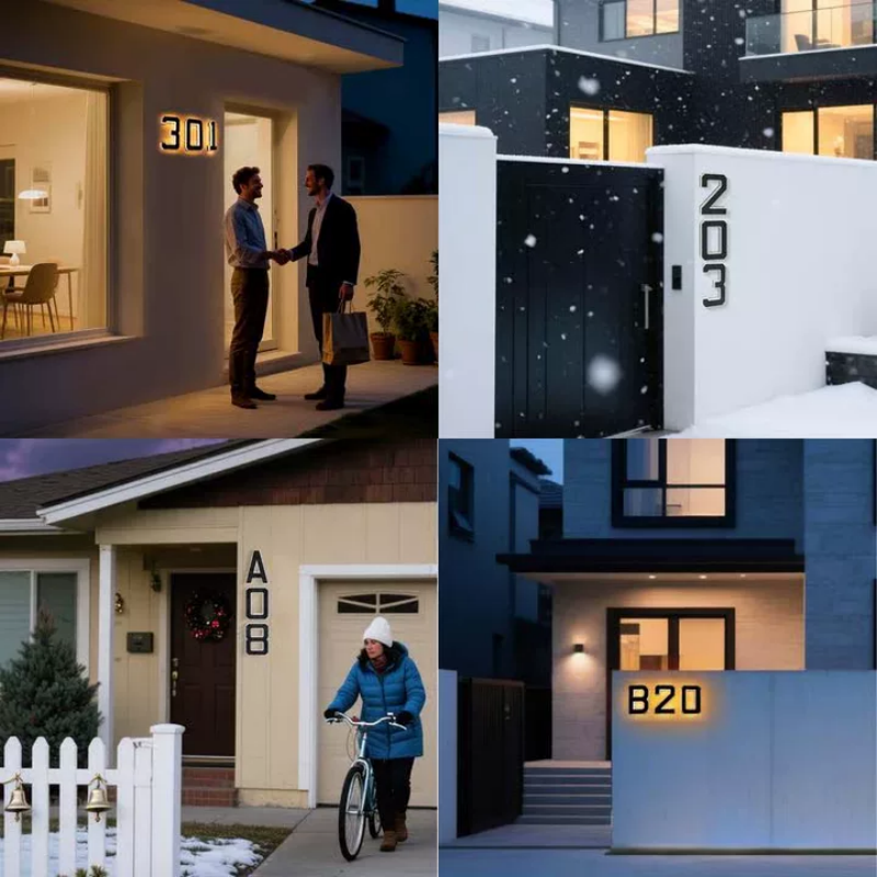 LED House Number - Waterproof for Outdoor Use | Buy 1 Get 1 FREE