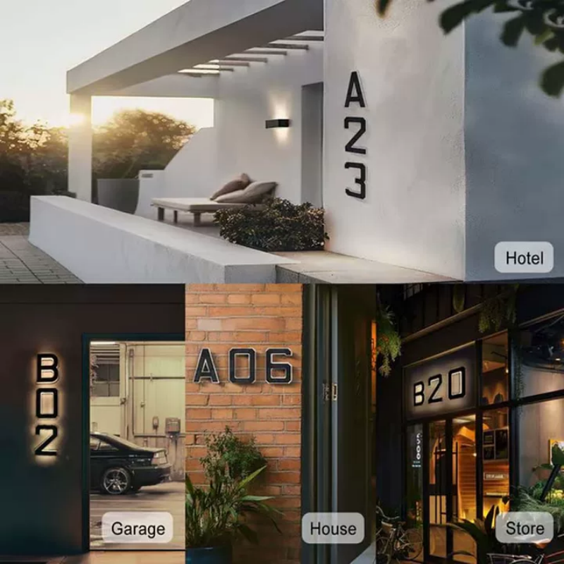 LED House Number - Waterproof for Outdoor Use | Buy 1 Get 1 FREE