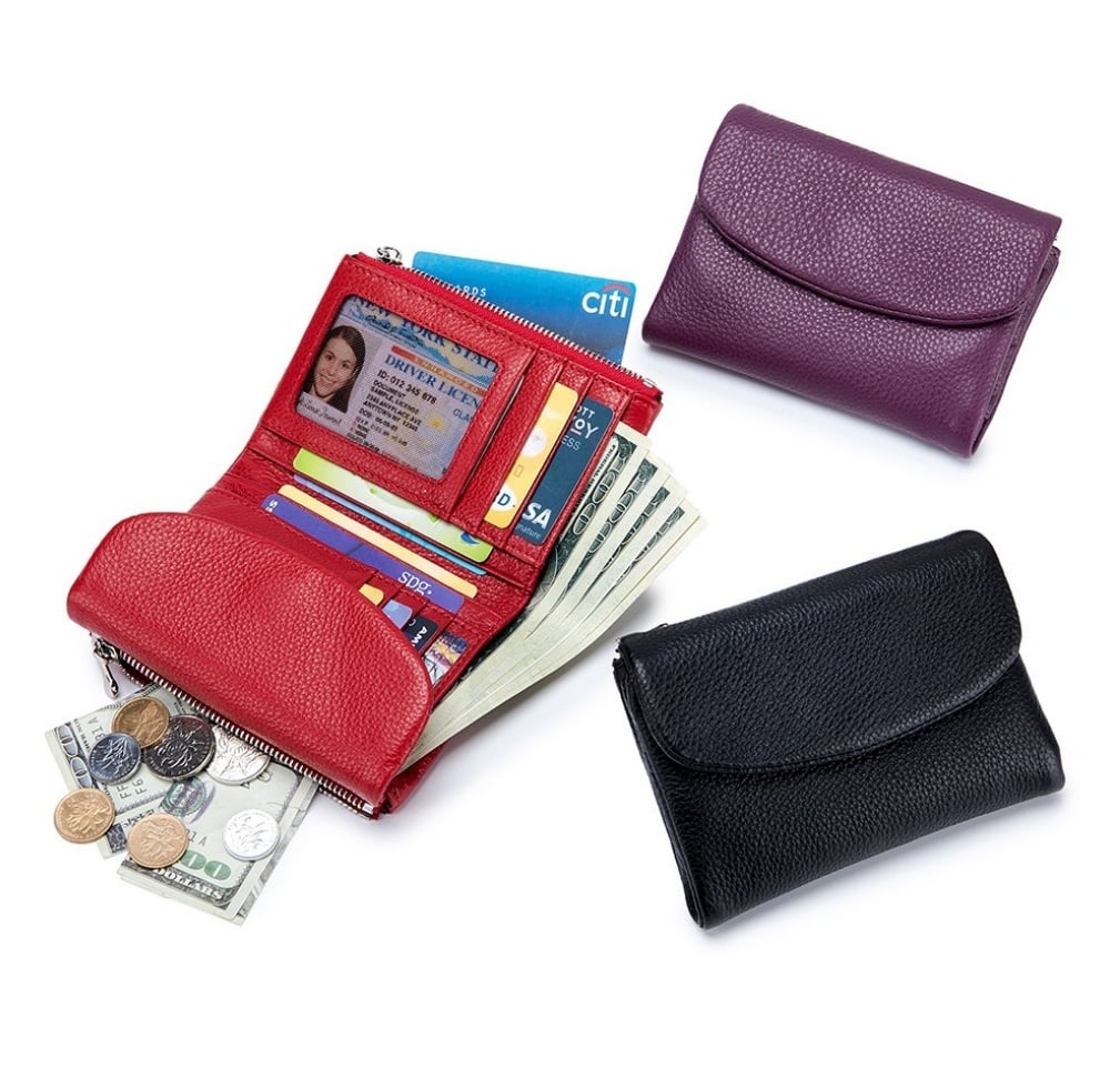Elegant RFID Leather Wallet | 50% DISCOUNT