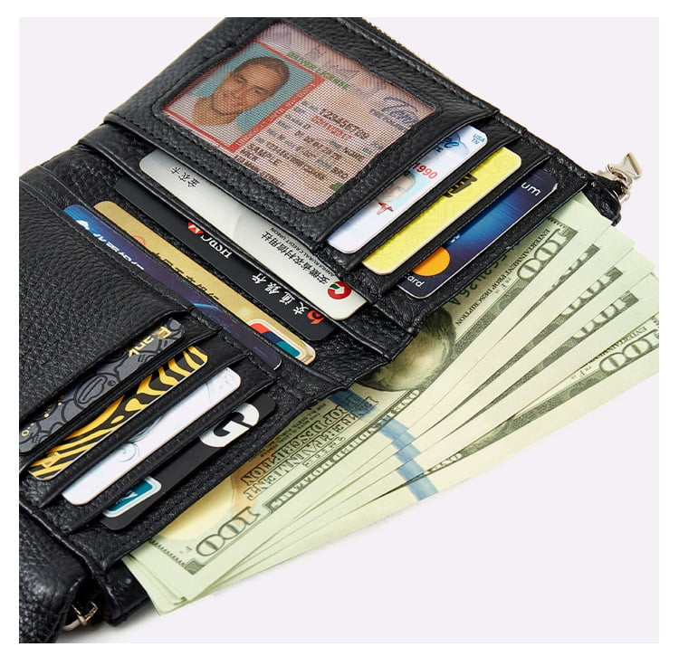 Elegant RFID Leather Wallet | 50% DISCOUNT