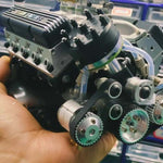 V8 Engine Model Kit with Working Combustion Engine | Metal Gas Engine | RC-Compatible Technical Model for Enthusiasts