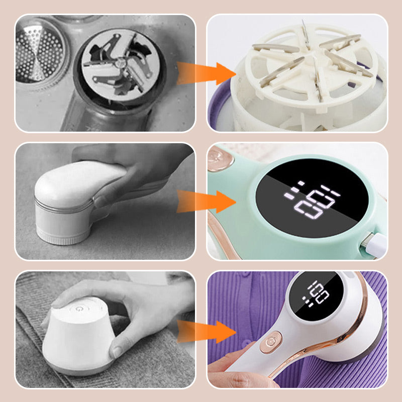 3-Head Fabric Shaver with LED Display | 50% DISCOUNT