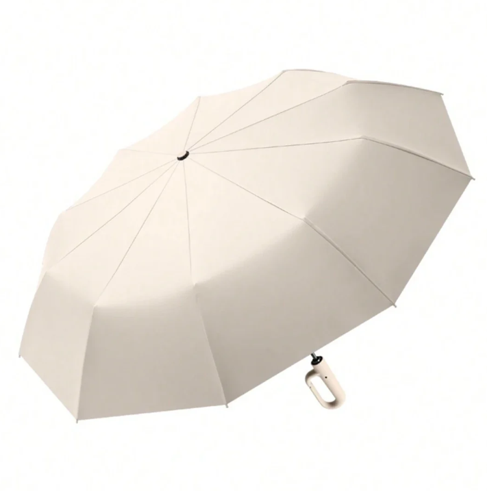 Wind-Resistant Umbrella with Reflective Trim