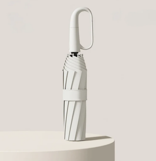 Wind-Resistant Umbrella with Reflective Trim