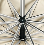 Wind-Resistant Umbrella with Reflective Trim