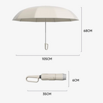 Wind-Resistant Umbrella with Reflective Trim