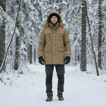 Padded Parka for Warmth and Protection on Cold Days