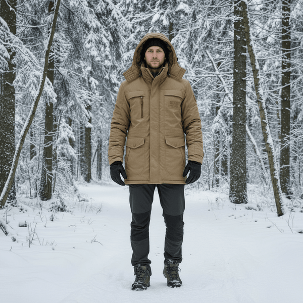 Padded Parka for Warmth and Protection on Cold Days