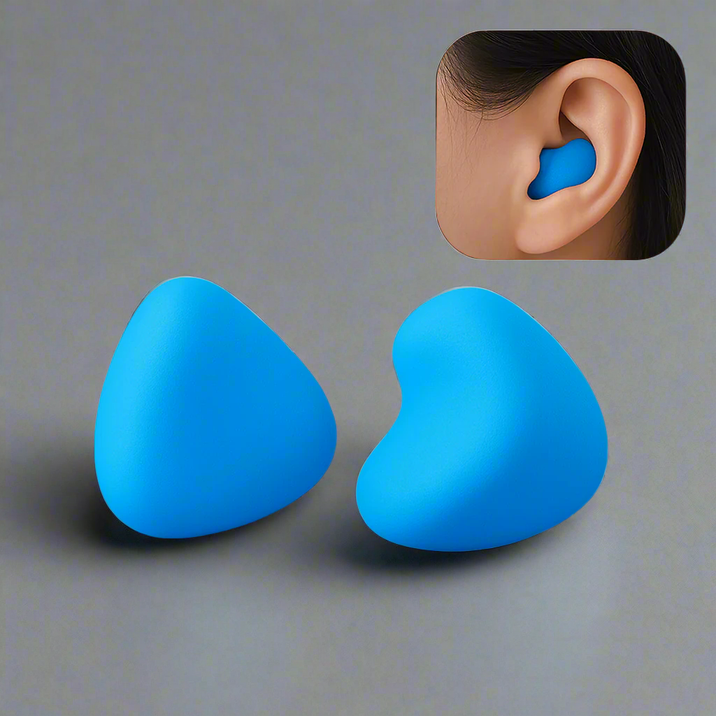 Experience Peaceful Sleep with Noise-Cancelling Silicone Earplugs