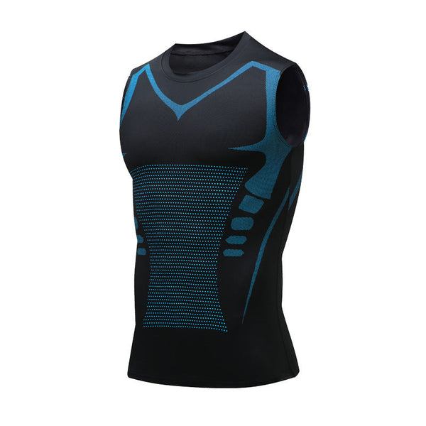 Ionic Compression Vest for Body Sculpting and Posture Support