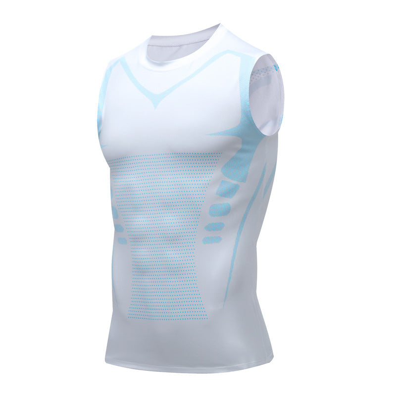Ionic Compression Vest for Body Sculpting and Posture Support