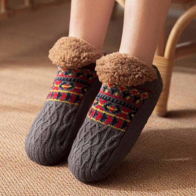 Non-Slip Cozy Grip Socks for Warm Feet