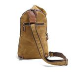 Water-Resistant Canvas Crossbody Bag with Anti-Theft Pocket – Versatile Design