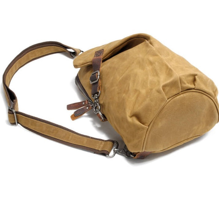 Water-Resistant Canvas Crossbody Bag with Anti-Theft Pocket – Versatile Design