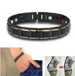 Magnetic Health Bracelet | Stainless Steel with Energy Magnets