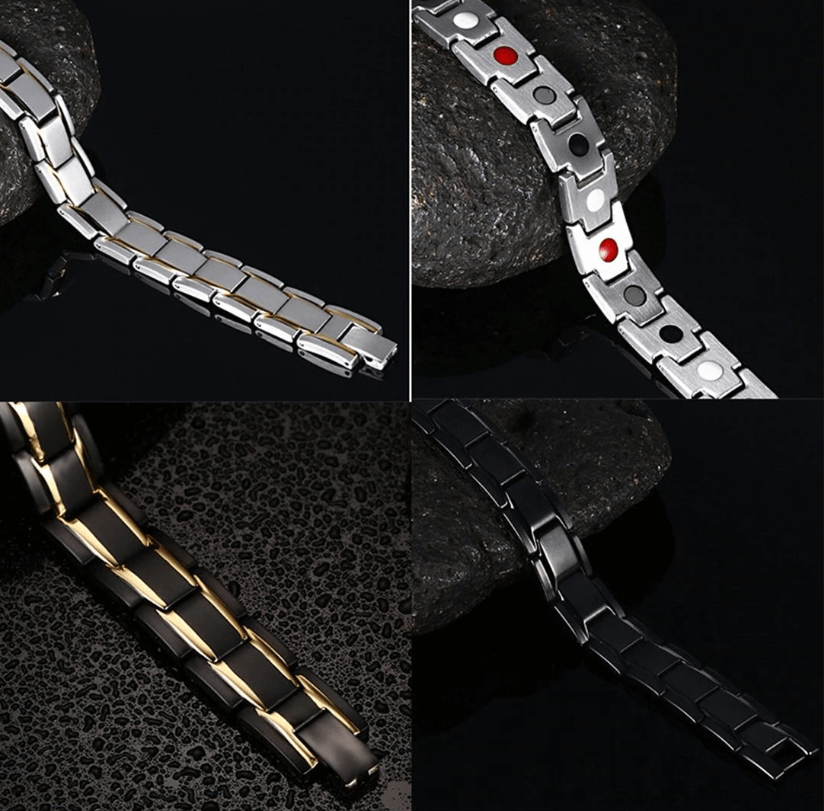 Magnetic Health Bracelet | Stainless Steel with Energy Magnets