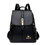 Luxurious and High-Quality Leather Women's Backpack Handbag