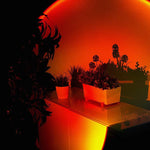 Stylish Projector Lamp with Sunset Effect for Living Spaces